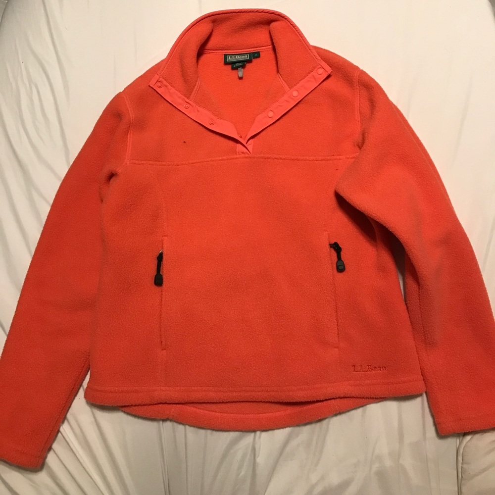 ll bean fleece pullover